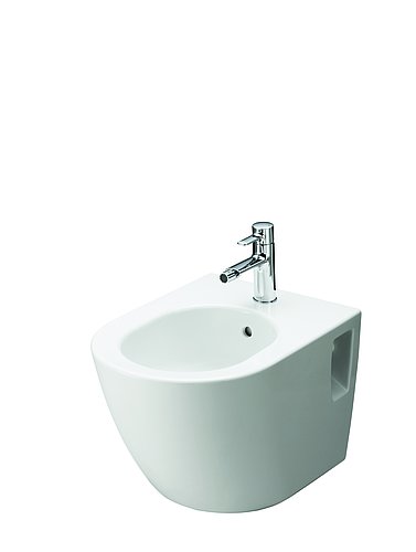 Rimless WC NC with closed lid against a white background